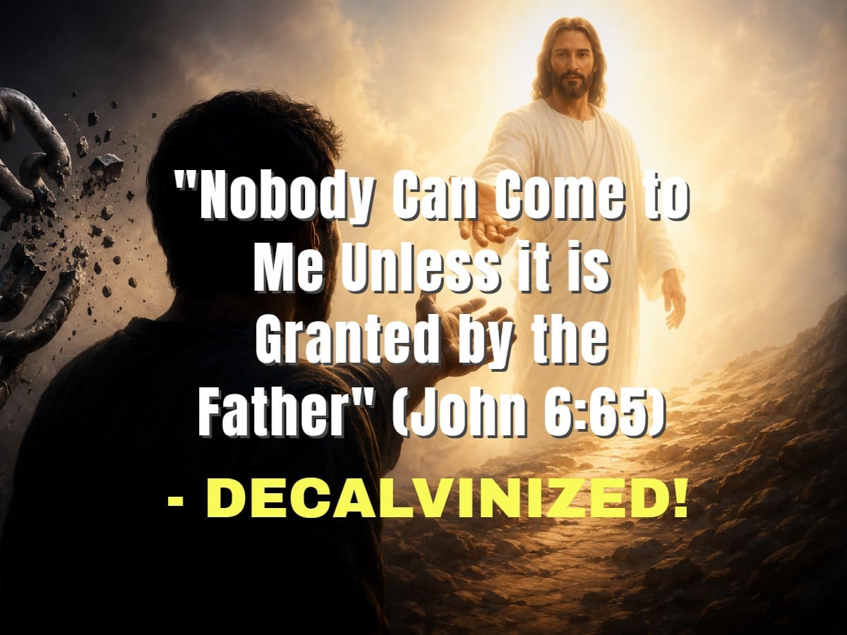 Jesus holding out his hand to someone
