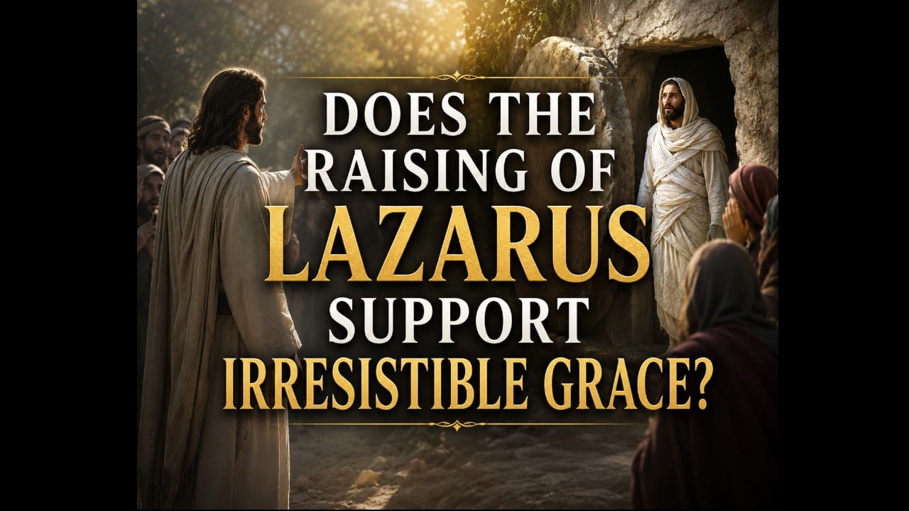 Jesus calling Lazarus out of the tomb